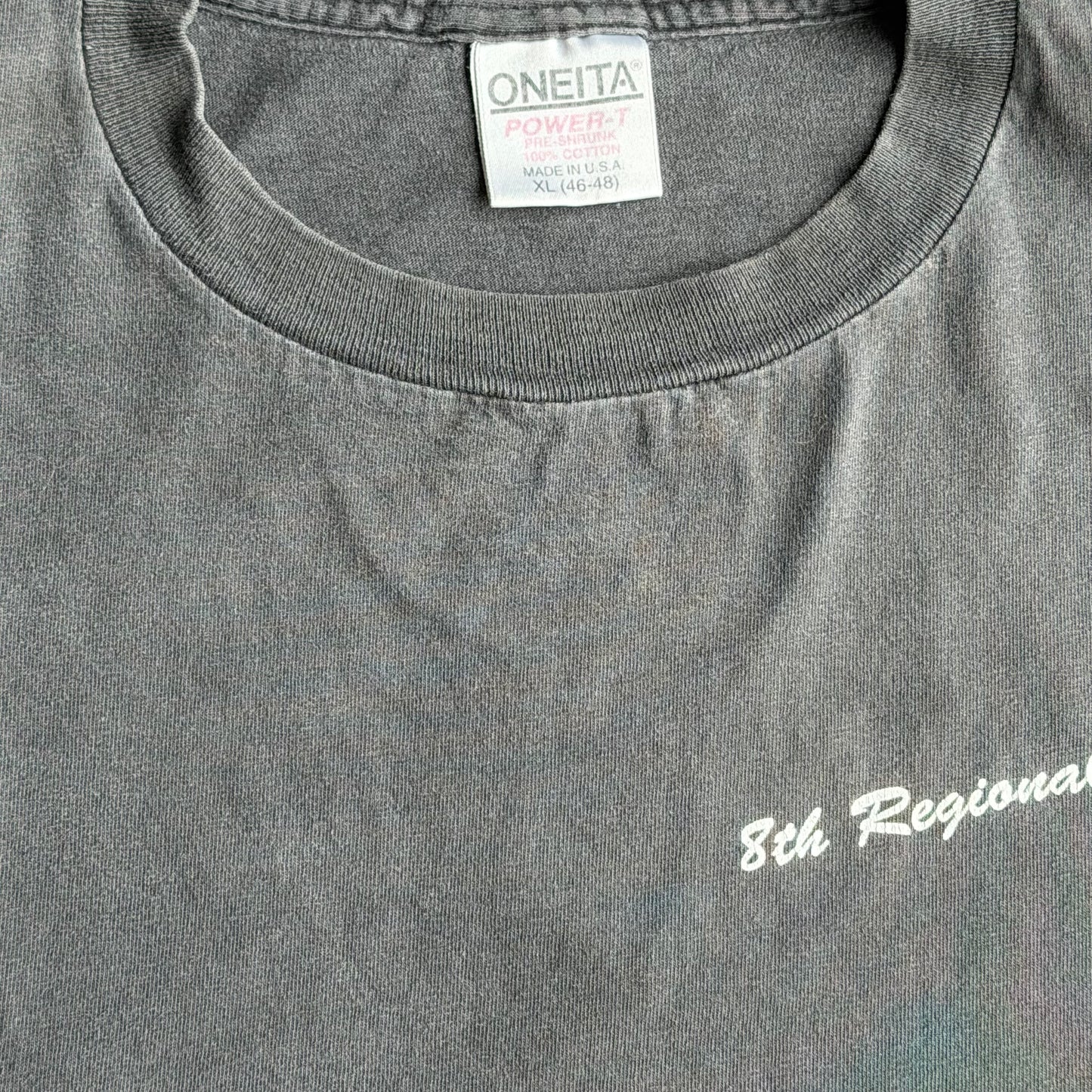 90’s Oneita Faded Charcoal Pistol Tee
