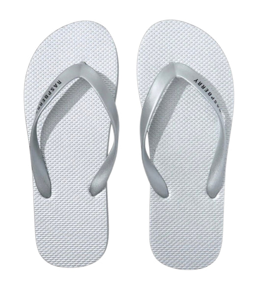 TheGvGallery Platinum Flip Flops