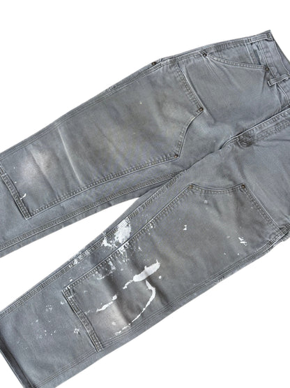 Green Faded Out Paint Splat Carhartt Double Knee