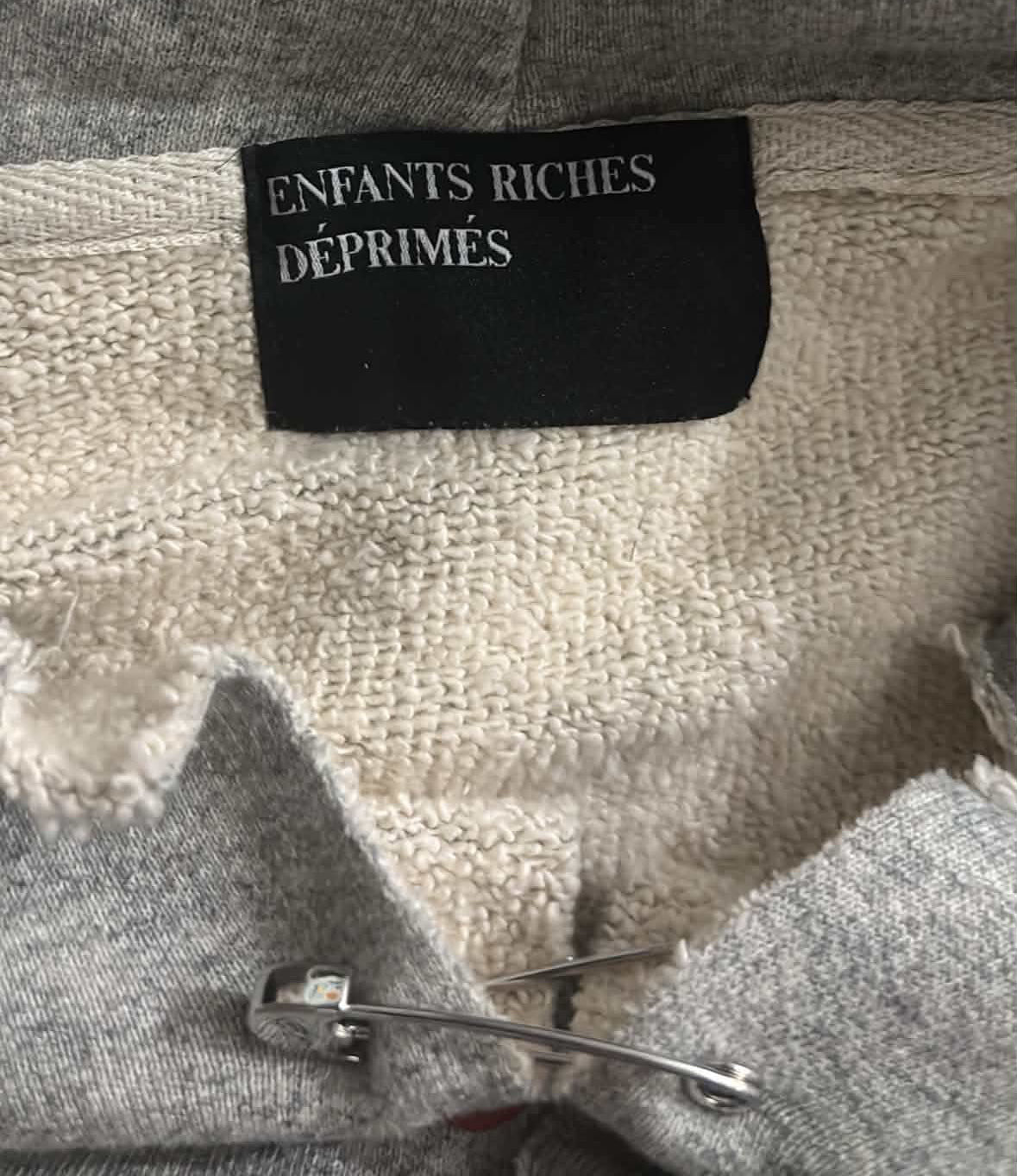 Enfants Riches Déprimés New Classic Logo Hoodie With Pins