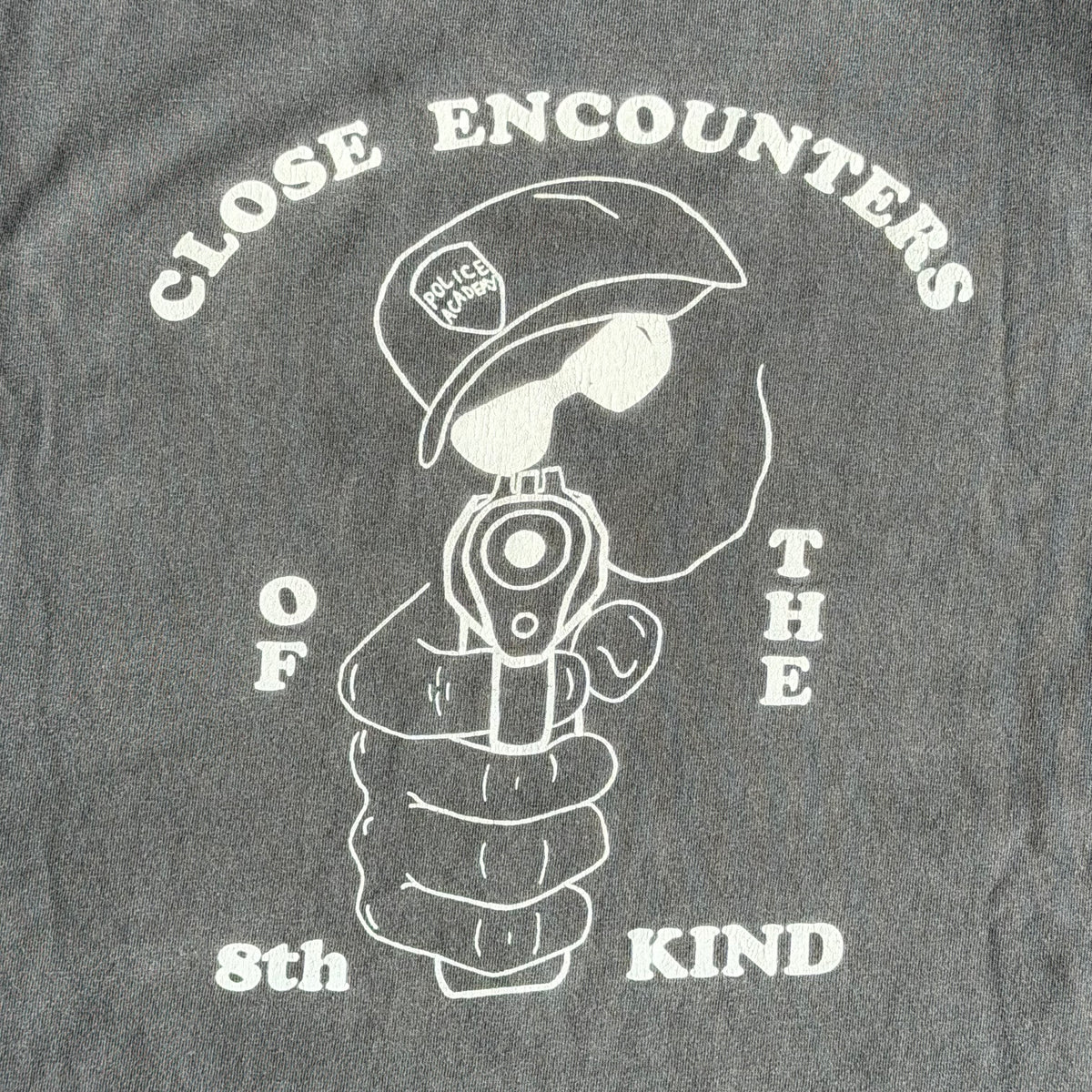 90’s Oneita Faded Charcoal Pistol Tee