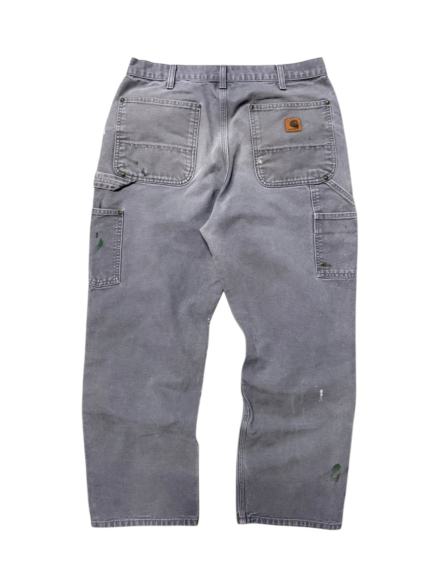 Grey Paint Splatter Carhartt Double Knee