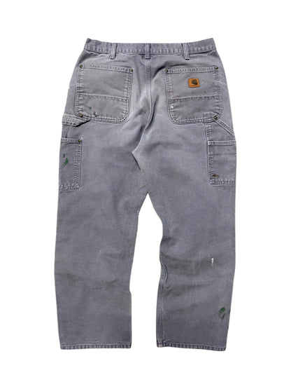 Grey Paint Splatter Carhartt Double Knee