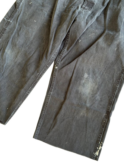 Faded Out Black Carpenter Capri