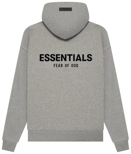 Essentials Dark Oatmeal Hoodie