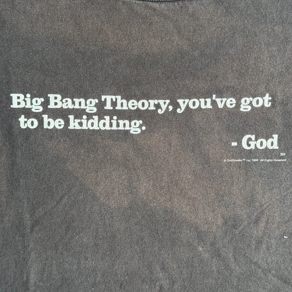 90s Vintage Big Bang Theory - God Tee