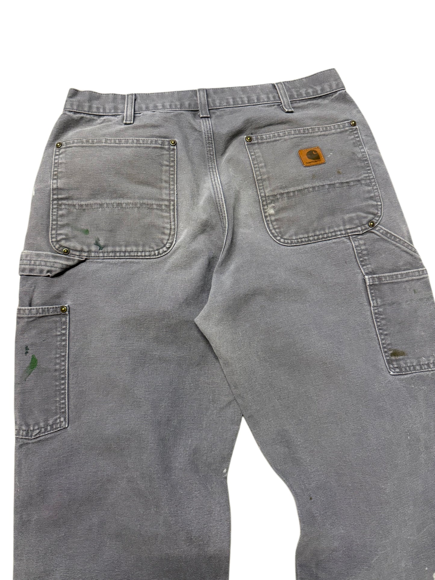Grey Paint Splatter Carhartt Double Knee