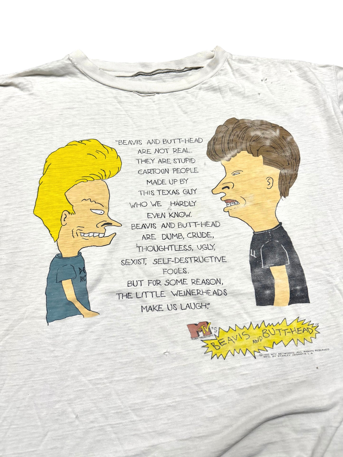 Vintage 1990s MTV Beavis & Butt Head Tee