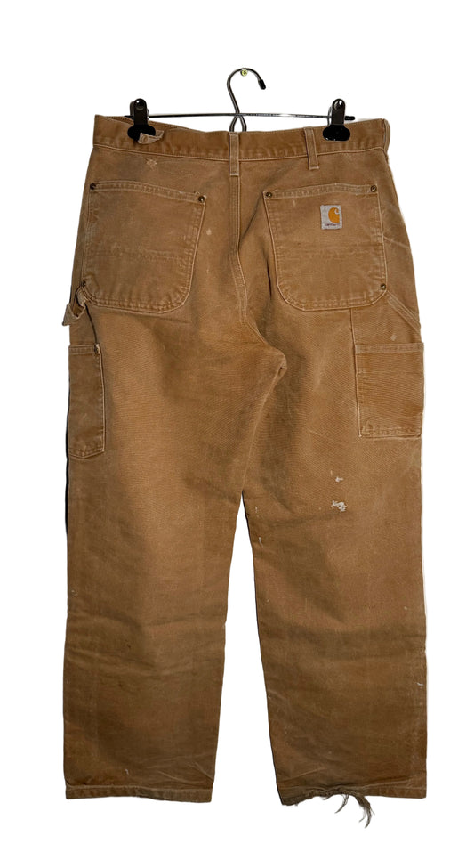 Tan Paint Splatter Carhartt Double Knee