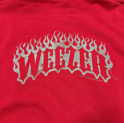 02’ Weezer Tour Flame Zip Up
