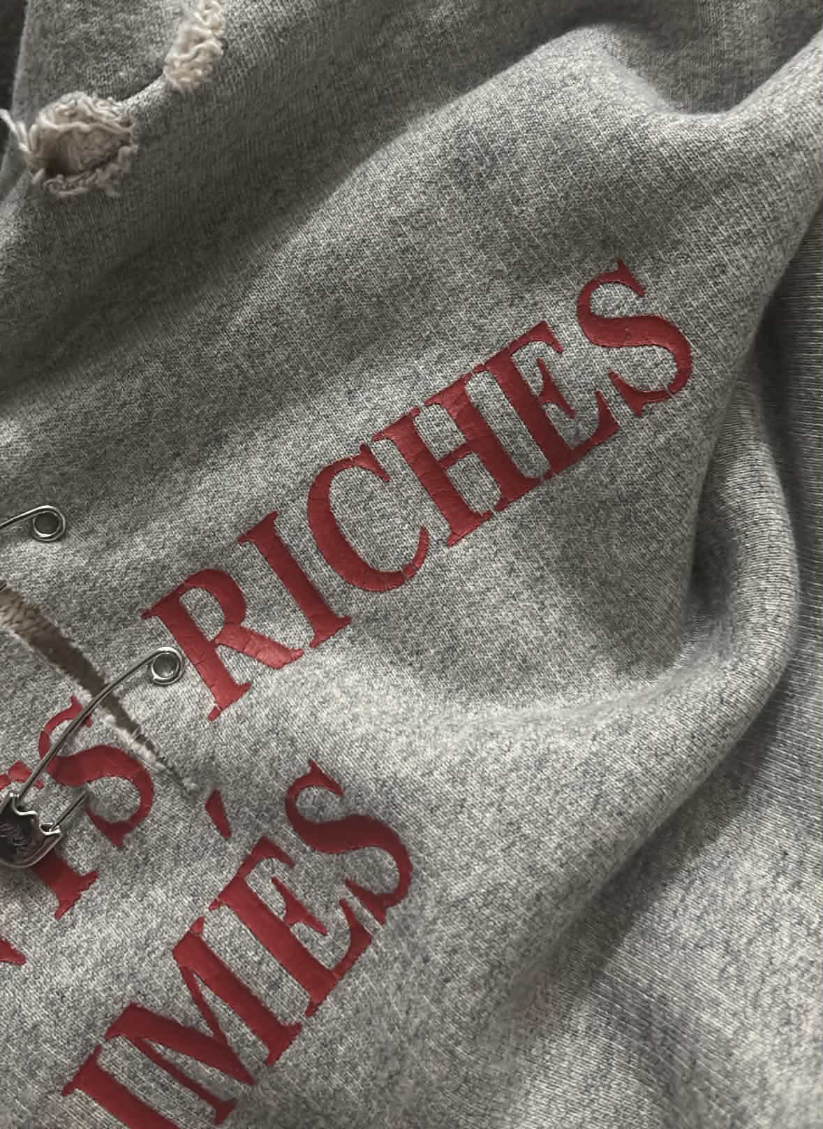 Enfants Riches Déprimés New Classic Logo Hoodie With Pins