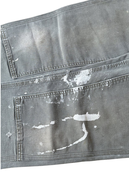 Green Faded Out Paint Splat Carhartt Double Knee