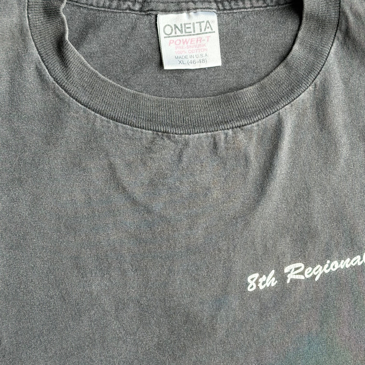 90’s Oneita Faded Charcoal Pistol Tee
