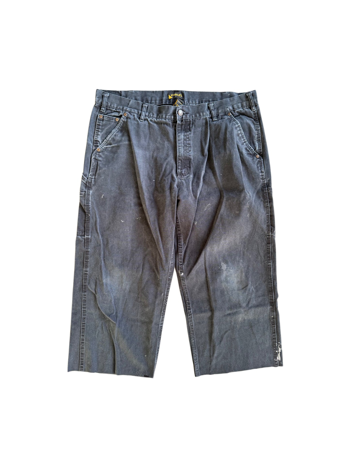 Faded Out Black Carpenter Capri