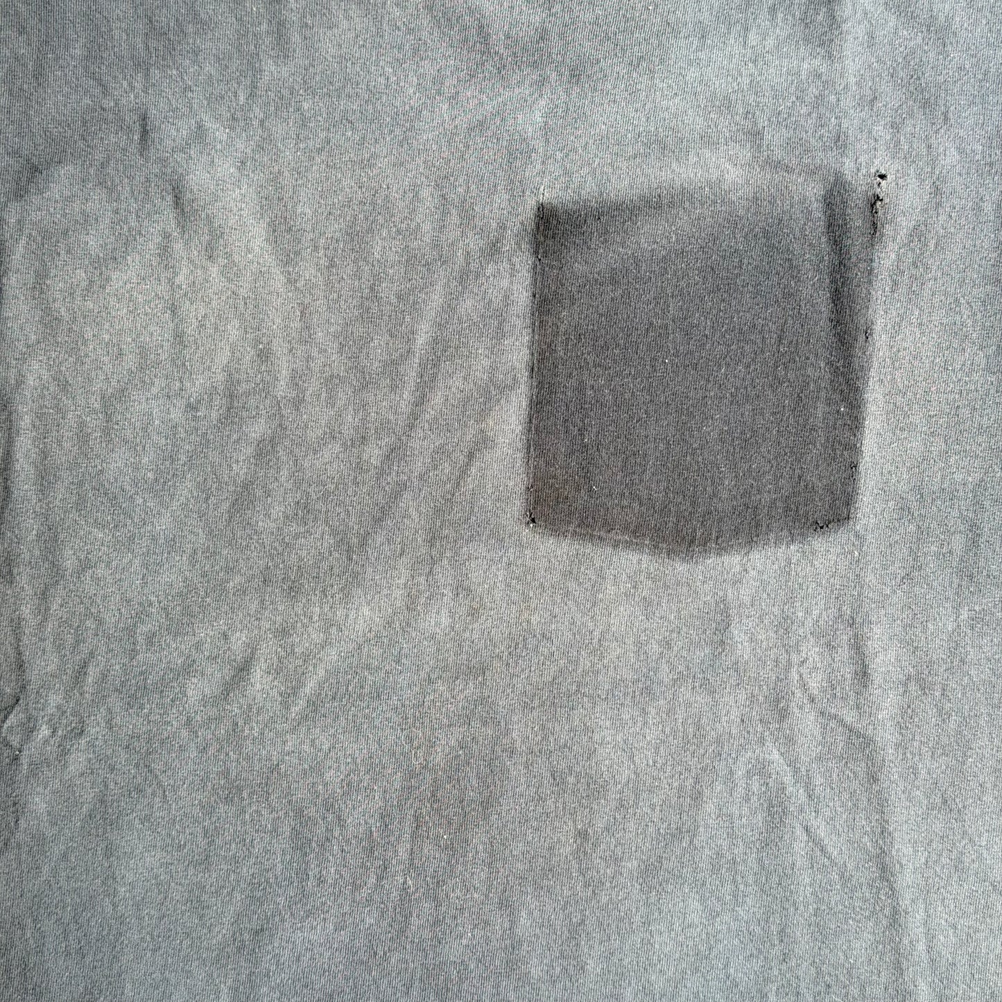 00’s Faded Charcoal Ghost Pocket Tee