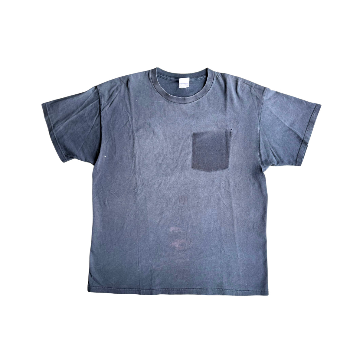 00’s Faded Charcoal Ghost Pocket Tee