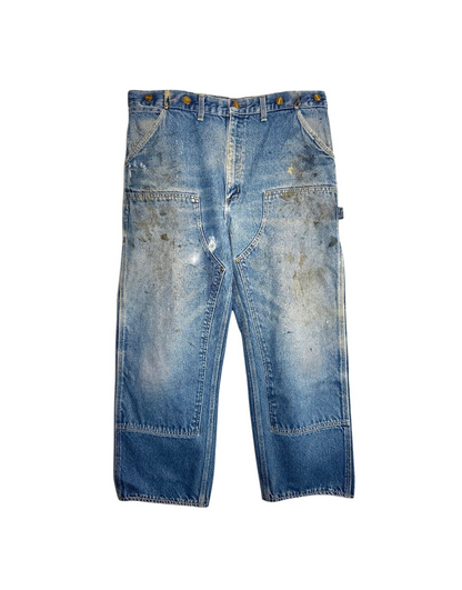 Vintage Blue Carhartt Double Knee